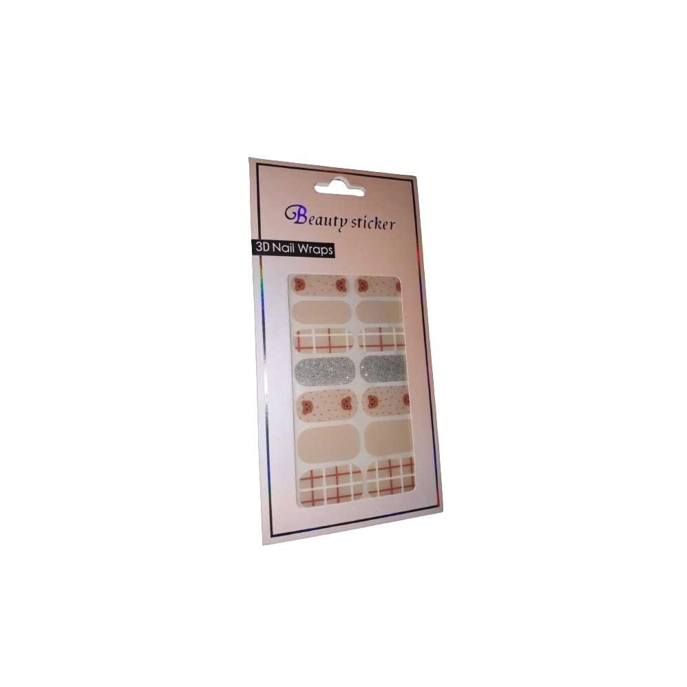 3D UV Gel Nail Card 012