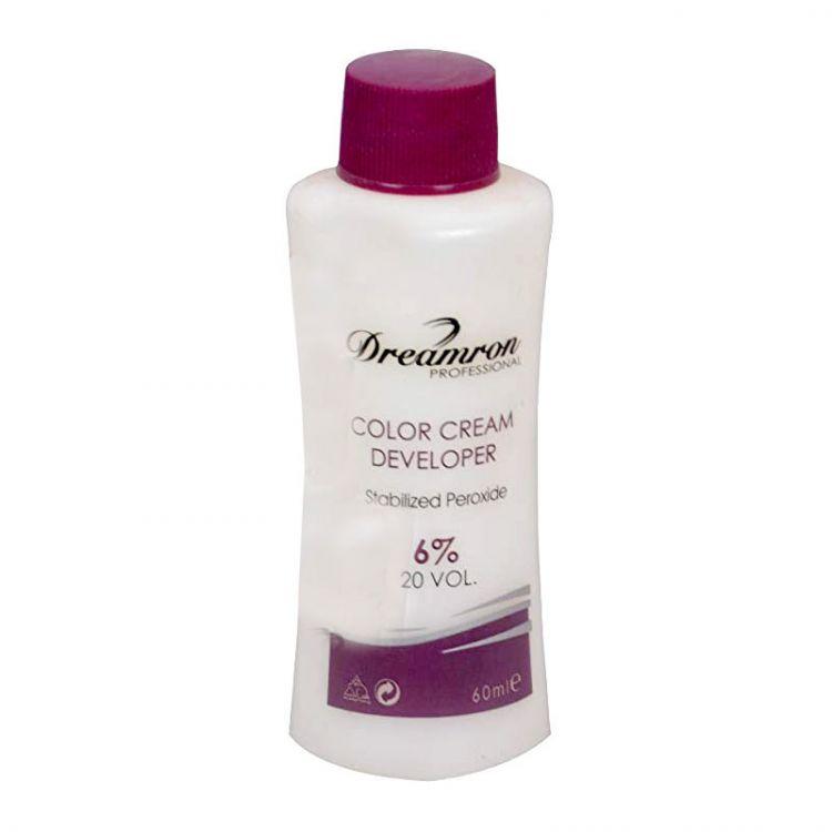 Dreamron Color Cream Developer Stabilized Peroxide 6%-Volume:60ml