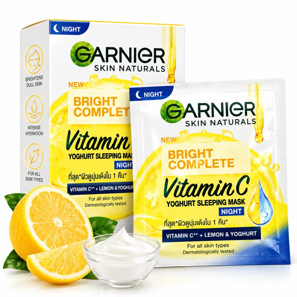 Garnier Bright Complete Vitamin C Yoghurt Sleeping Mask Night