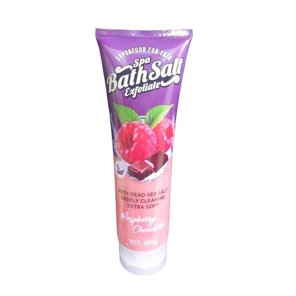 Spa Bath Salt Exfoliate Raspbe