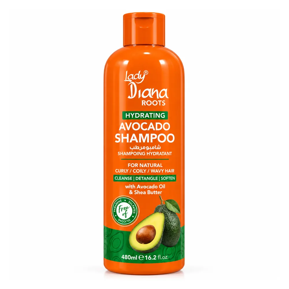 Lady Diana Roots Hydrating Avocado Shampoo 480ml