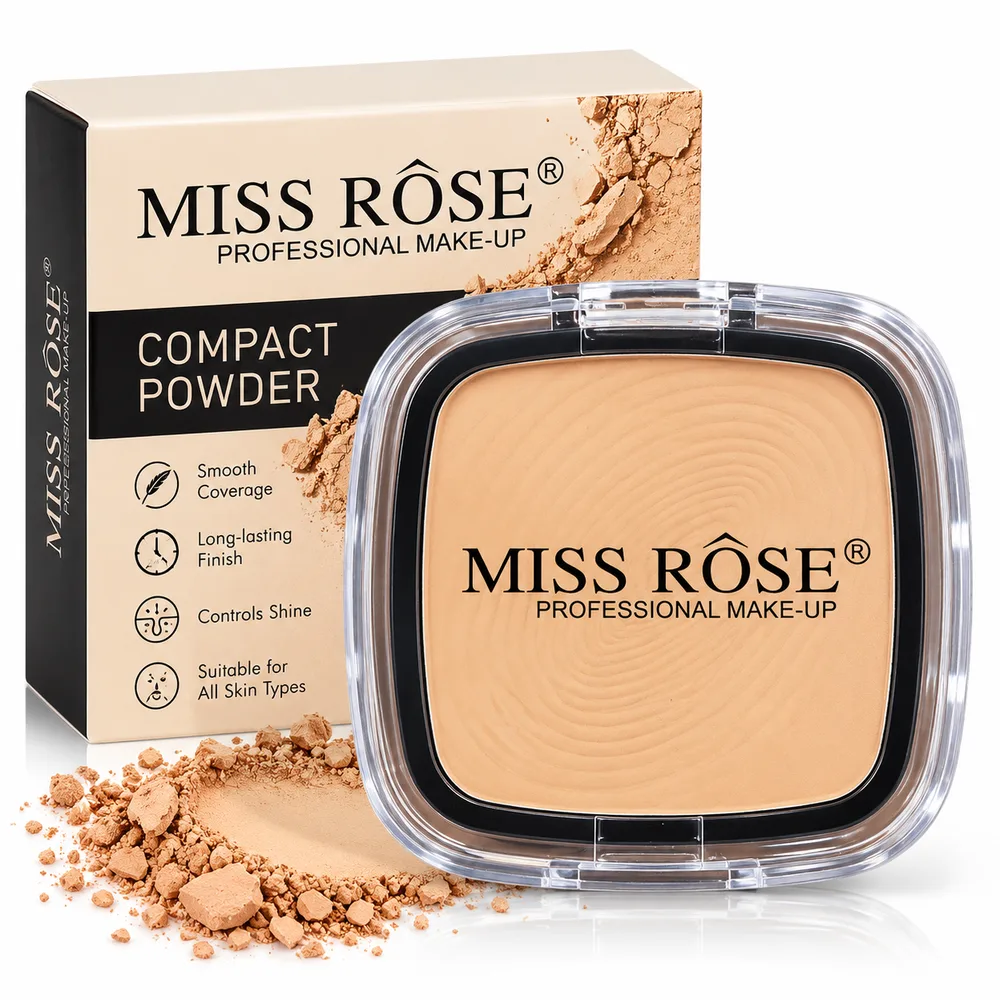 MISS ROSE Professional Make-Up Compact Powder