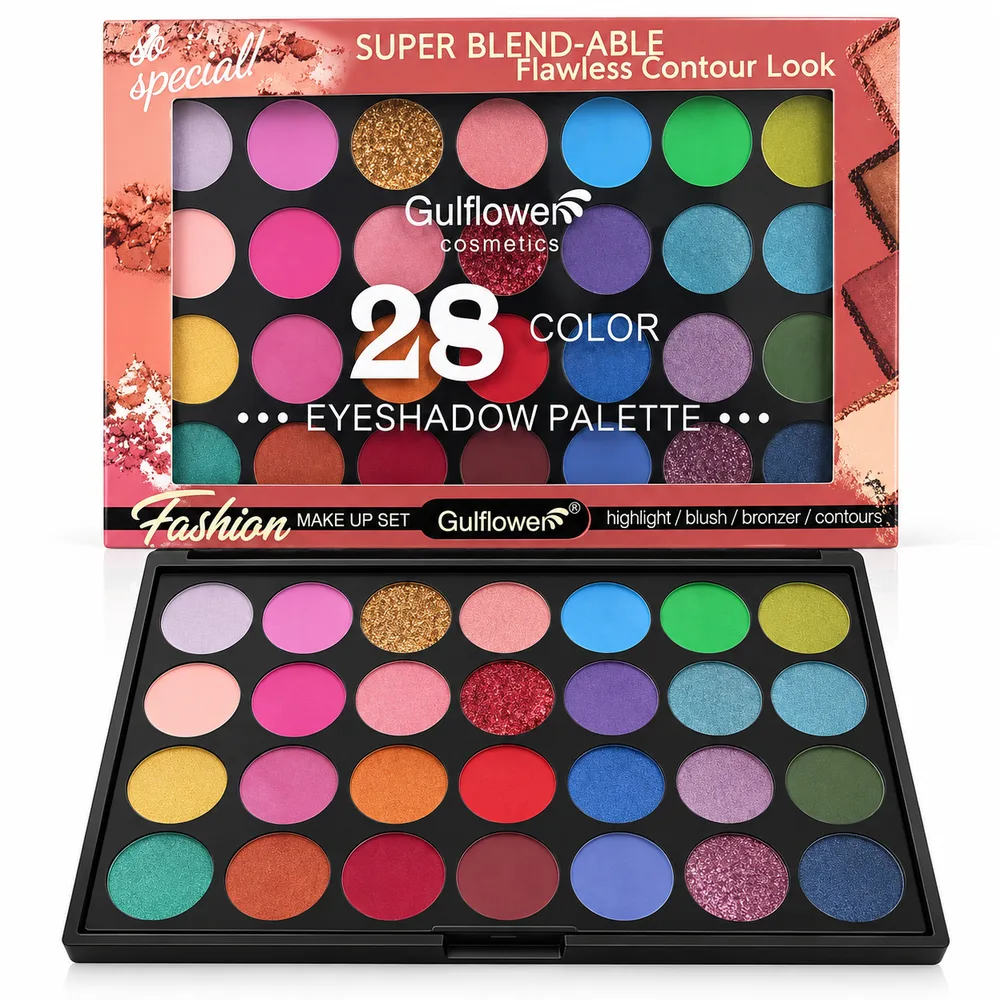 Gulflower Cosmetics 28 Color Eyeshadow Palette