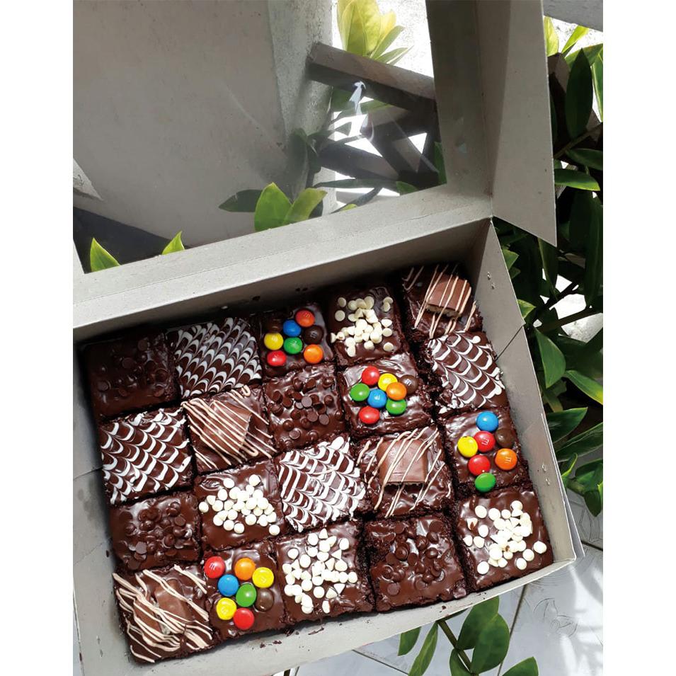 Brownies with Ganach