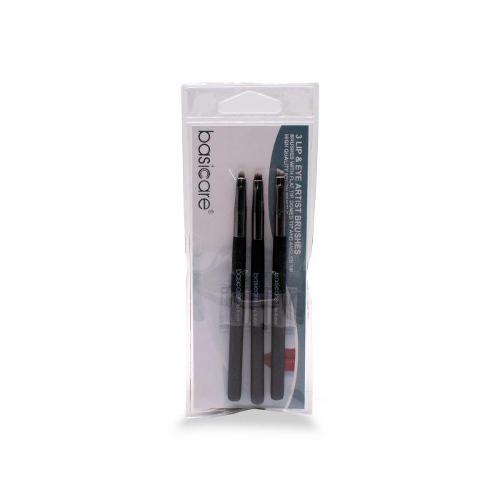 Basicare Brushes 3 Lip Eye Bru