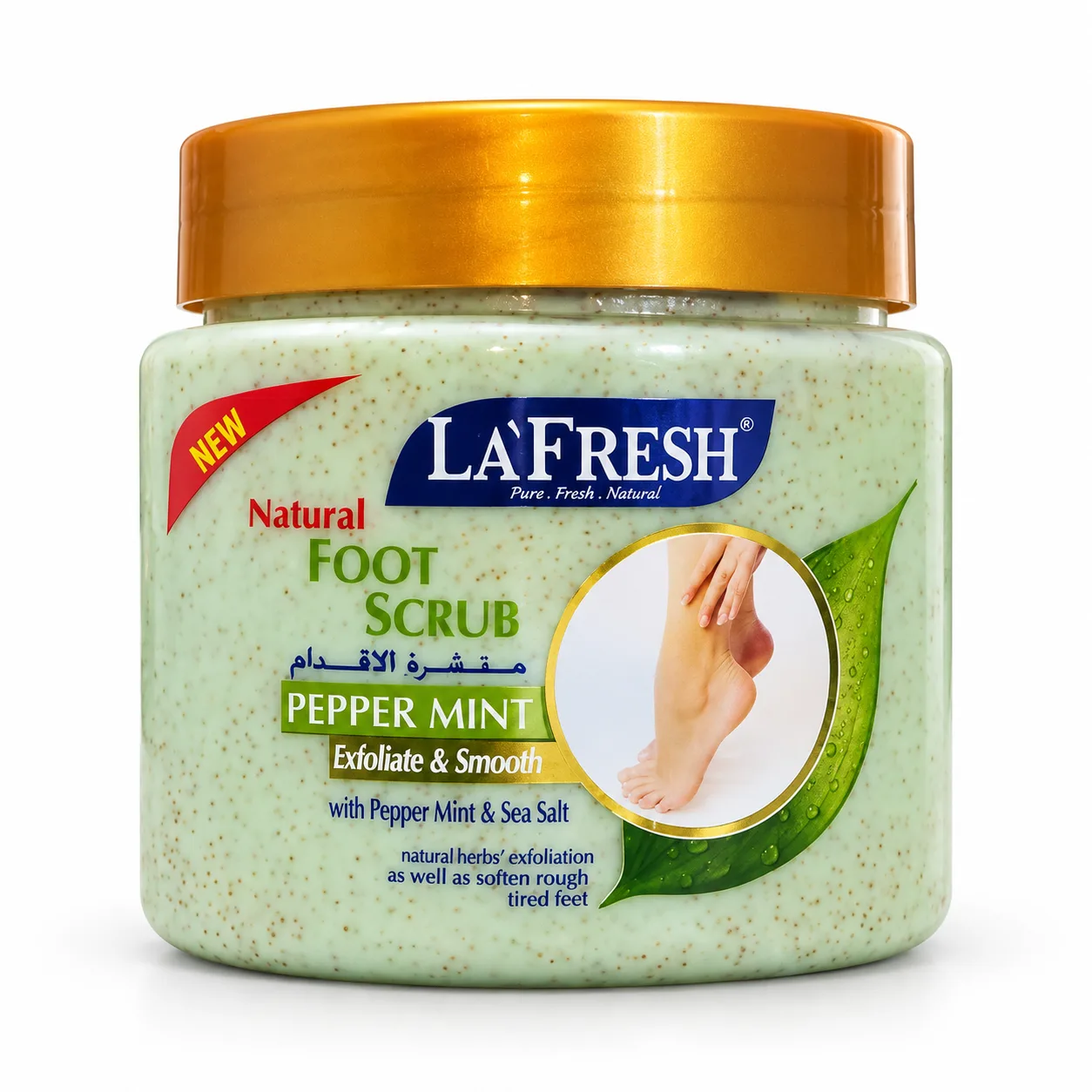La Fresh Natural Foot Scrub Peppermint