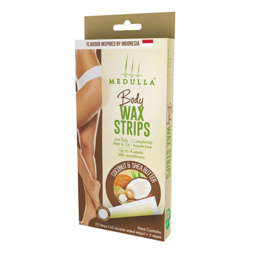 Medulla Body Wax Strips Coconu