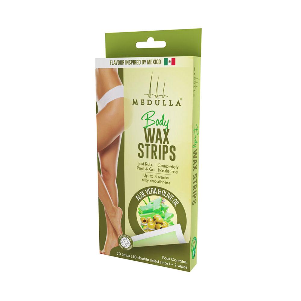 Medulla Body Wax Strips Aloe V