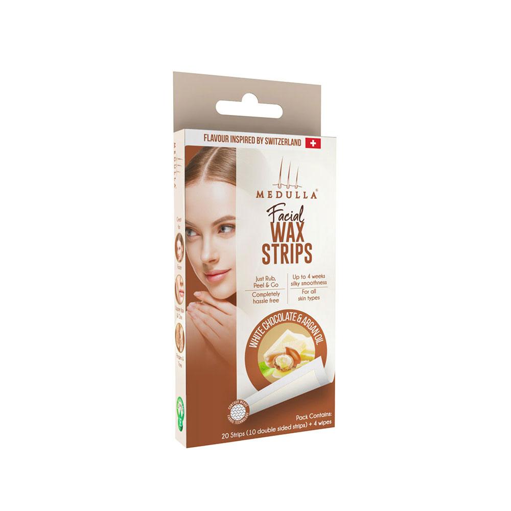 Medulla Facial Wax Strips Whit