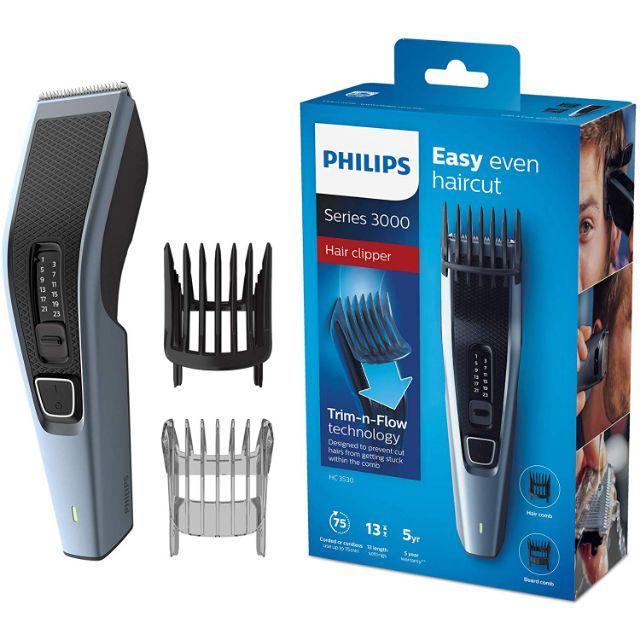 PHILIPS Series 3000 Hair Clipper With Trim-N-Flow Technology