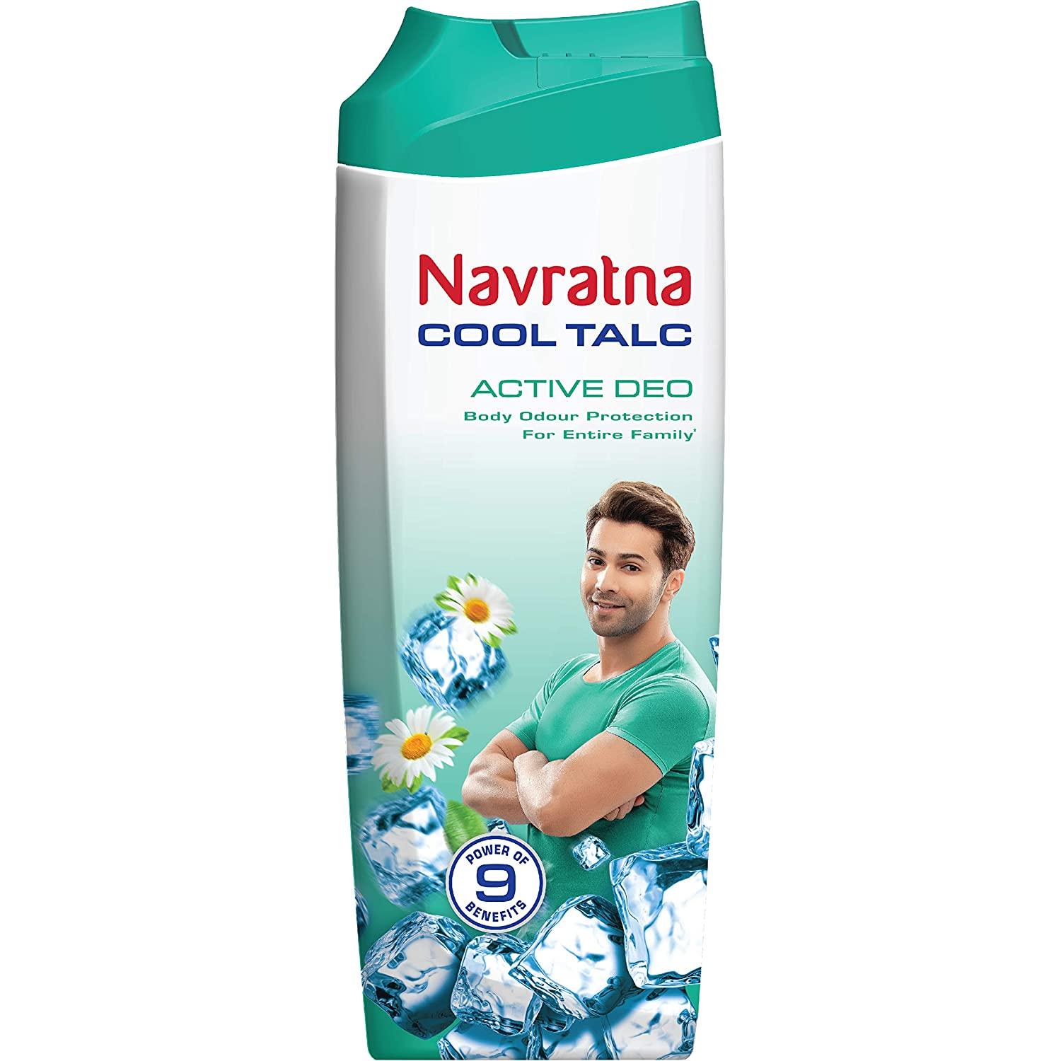 Navratna Cool Active Deo Talc