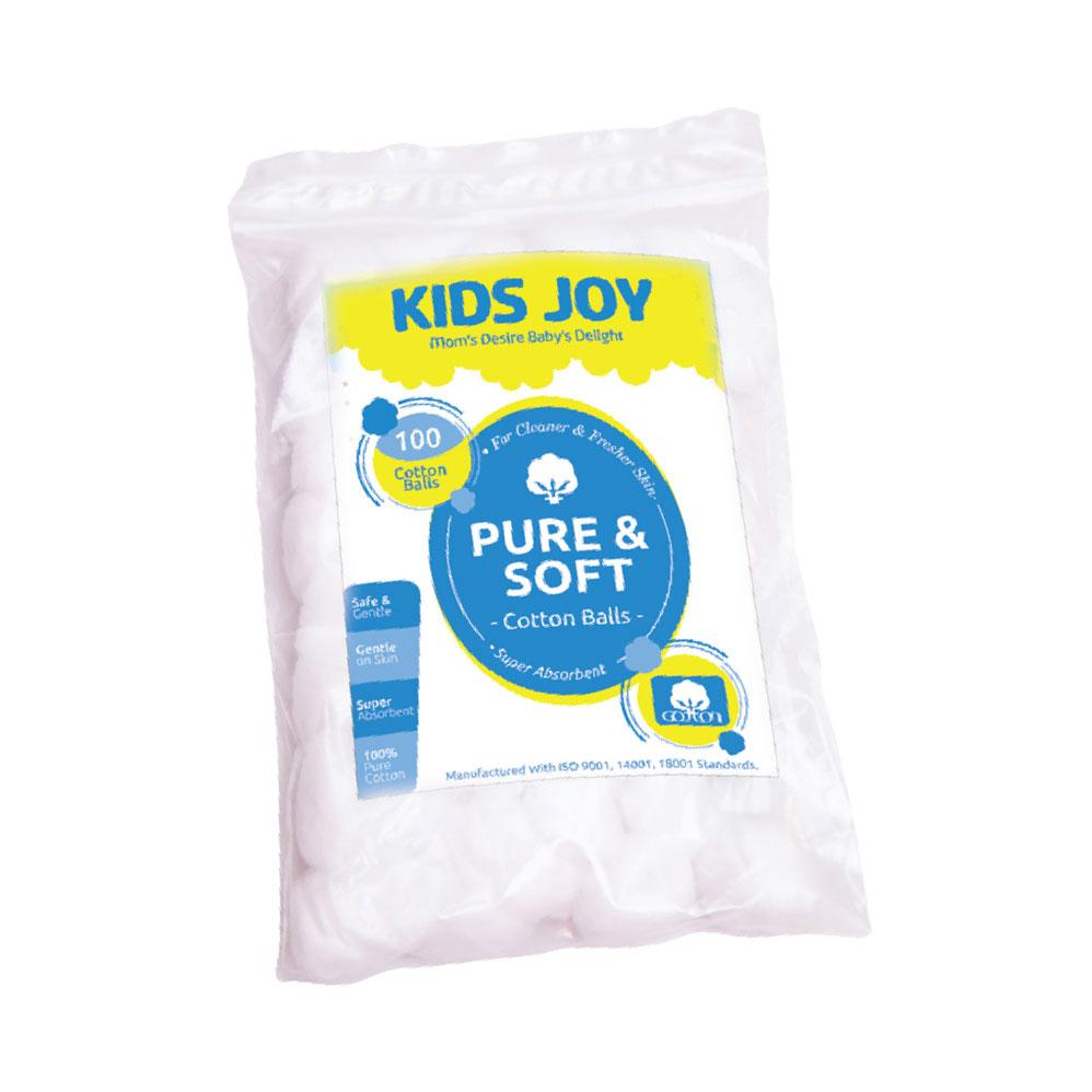 Kids Joy Pure & Soft Cotton Balls 50pcs